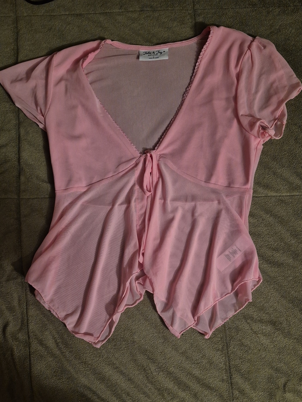 Sheer Pink Top